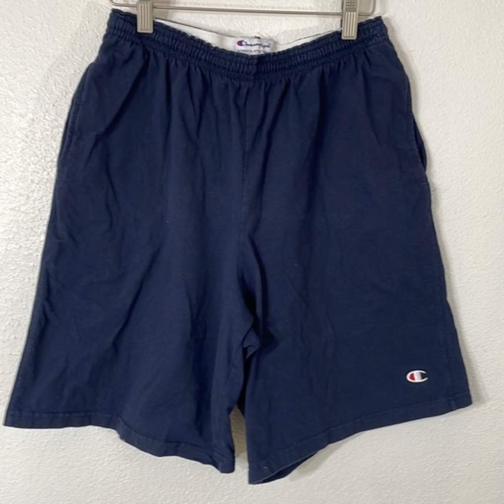 Men's Champion navy blue knit workout or everyday shorts